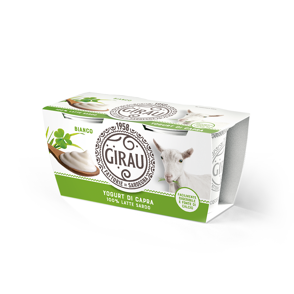 Yogurt di Capra Bianco: Confezione 2x125g